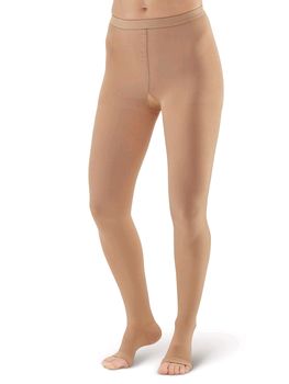 Pebble UK Medical Weight Toeless Compression Tights (Pebble UK Medical Weight Toeless Compression Tights Beige)