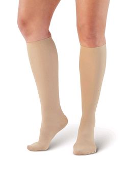 Pebble UK Ladies Opaque Support Socks (Pebble UK Ladies Opaque Support Socks Tan)
