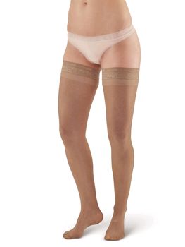 Pebble UK Sheer Mild Support Thigh Highs (Pebble UK Sheer Mild Support Thigh Highs Natural)