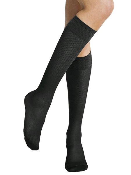 Solidea Miss Relax Micro Rete70 Sheer Support Socks Nero