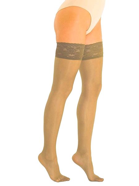 Solidea Marilyn 140 Sheer Support Thigh Highs Sabbia