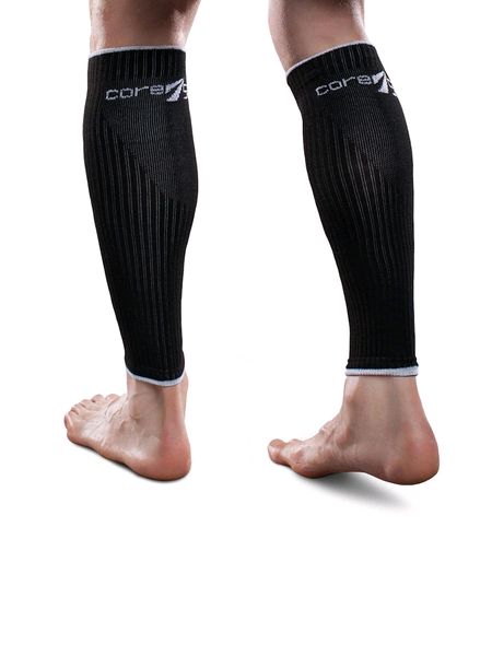 Therafirm Core-Sport Compression Leg Sleeves Black