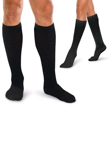 Therafirm Core Spun Unisex Support Socks Black