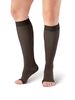 Pebble UK Medical Weight Toeless Compression Socks Black