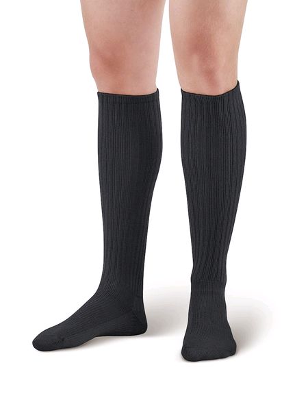 Pebble UK EZ-Walker Plus Socks Calf Length Black