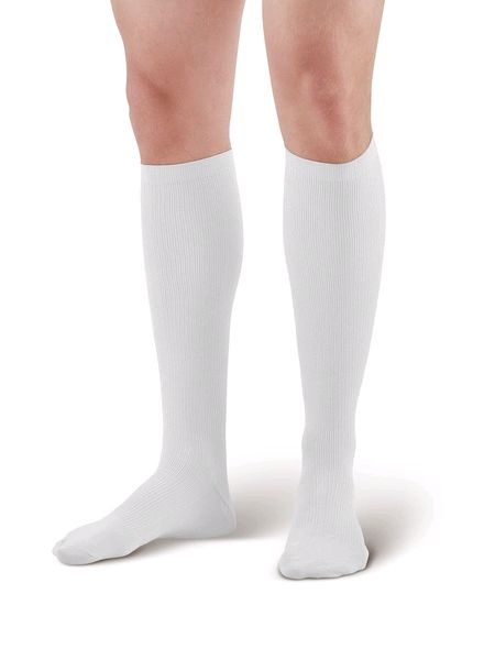 Pebble UK Mens Support Socks White