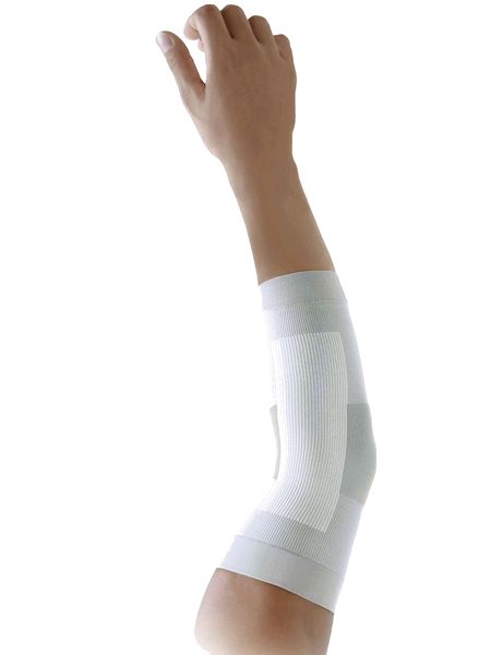 Solidea Silver Support Elbow Bianco