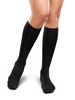 Therafirm Ease Short Length Ladies Opaque Support Knee Highs Black