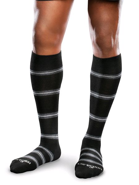 Therafirm Core Spun Patterned Support Socks Merger