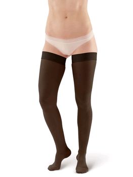 Pebble UK Microfibre Opaque Support Thigh Highs (Pebble UK Microfibre Opaque Support Thigh Highs Black)