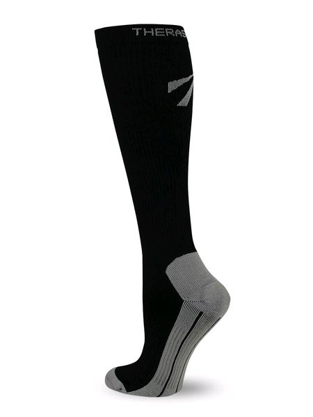 Therasport Athletic Compression Socks Black