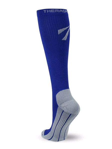 Therasport Athletic Compression Socks Blue