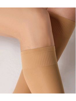 Solidea Miss Relax 70 Sheer Open Toe Support Knee Highs (Miss Relax 70 OT Top Bands)