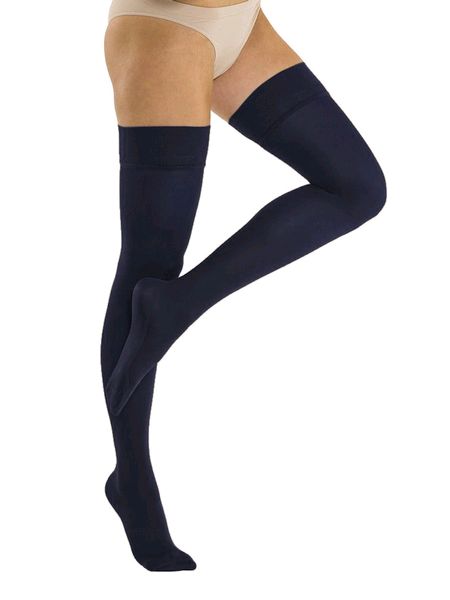 Solidea Marilyn Therapeutic Compression Thigh Highs Ccl2 Blu Scuro
