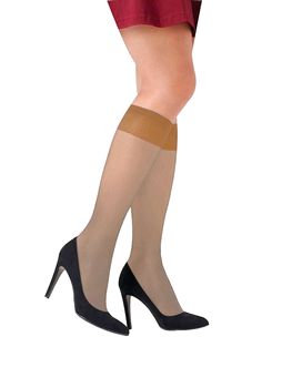 Solidea Miss Relax 70 Sheer Support Knee Highs (Miss Relax 70 Sheer Camel)