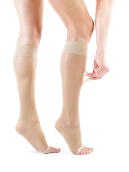 Basic Sheer OT Knee Highs Side