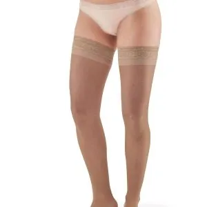 Toeless Sheer Support Thigh Highs