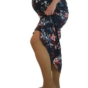 Sheer Compression Maternity Tights